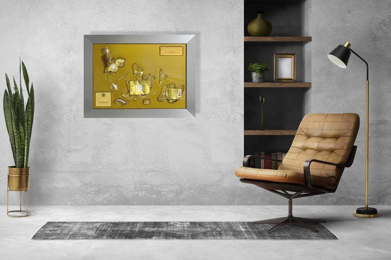 Original Conceptual Interiors Mixed Media by Whilly Bermudez