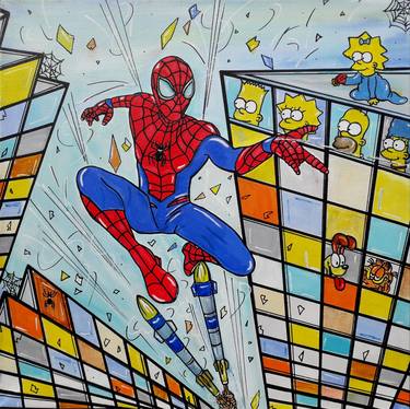 Original Modern Comics Paintings by Manuela Reitz