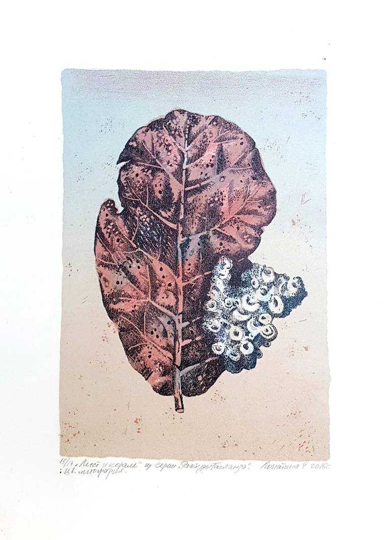 Original Fine Art Nature Printmaking by Ekaterina Lopatina