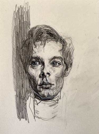 Original Portraiture Portrait Drawings by Rachel Dittrich