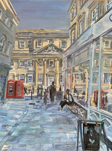 Original Impressionism Cities Paintings by Rachel Dittrich