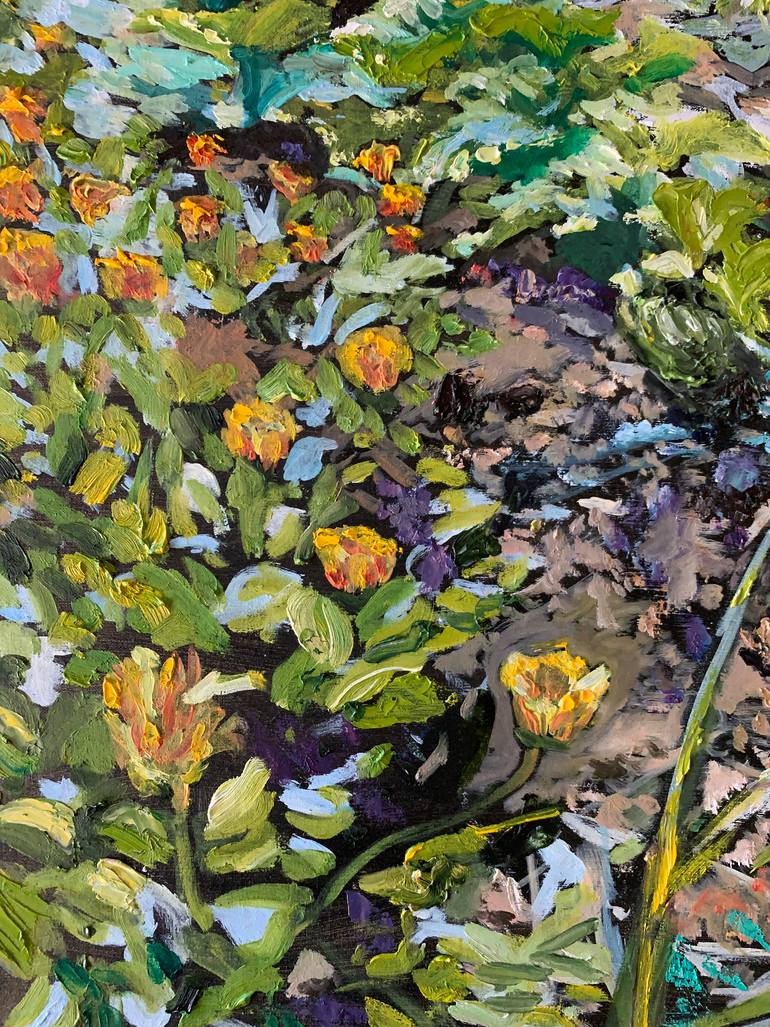 Original Contemporary Garden Painting by Rachel Dittrich