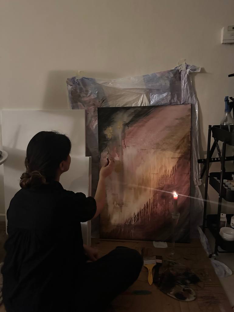 Original Abstract Painting by Rija Umar