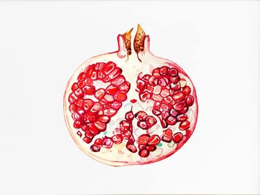 Pomegranate Watercolor Painting thumb
