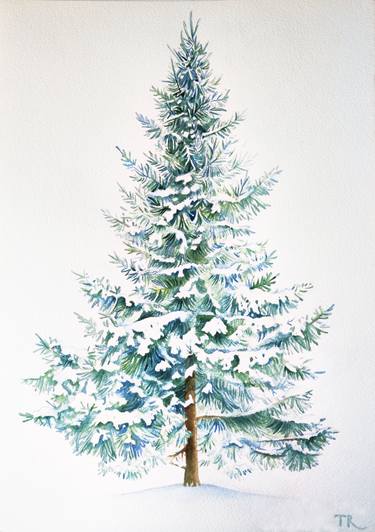 Original Realism Tree Paintings by Tatiana Repesciuc