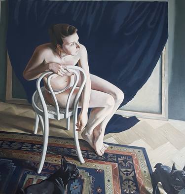 Original Nude Paintings by Romans Ivanovskis