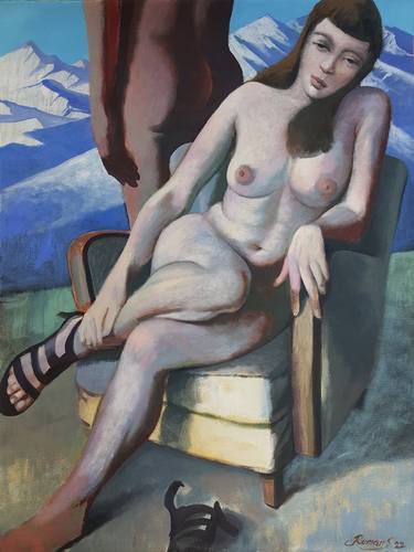 Original Nude Paintings by Romans Ivanovskis