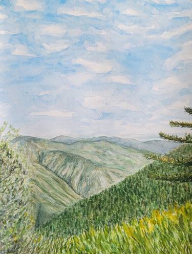 Original Landscape Paintings by Iuliia Pozdina