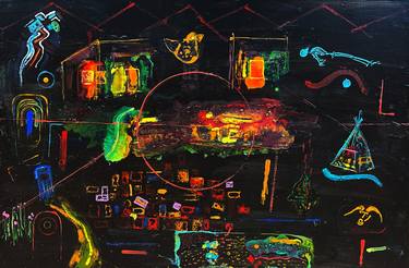 Original Expressionism Abstract Paintings by Kenneth Feldman