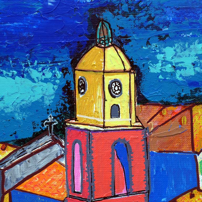 Original Figurative Landscape Painting by Pascal Poutchnine