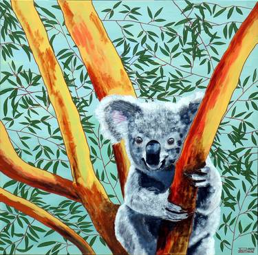 Koala on a eucalyptus branch / Y'a quoi là dans l'eucalyptus ? thumb