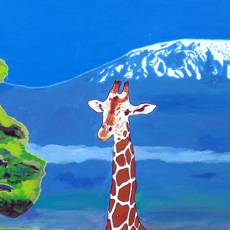 Original Figurative Animal Painting by Pascal Poutchnine