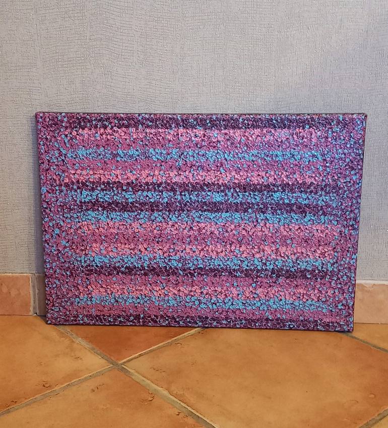Original Pointillism Abstract Painting by Sophie ARTINIAN