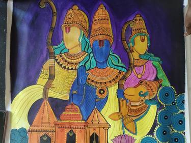 Original Illustration Religious Paintings by Gauri Vai
