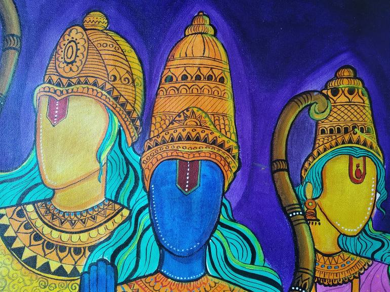 Original Illustration Religious Painting by Gauri Vai