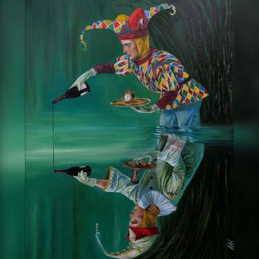 Original Surrealism People Paintings by Maryna Kharchenko