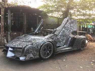 Original Conceptual Car Sculpture by Thai production