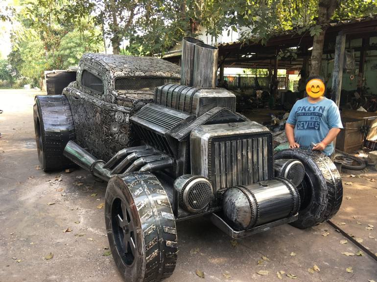 Original Conceptual Car Sculpture by Thai production