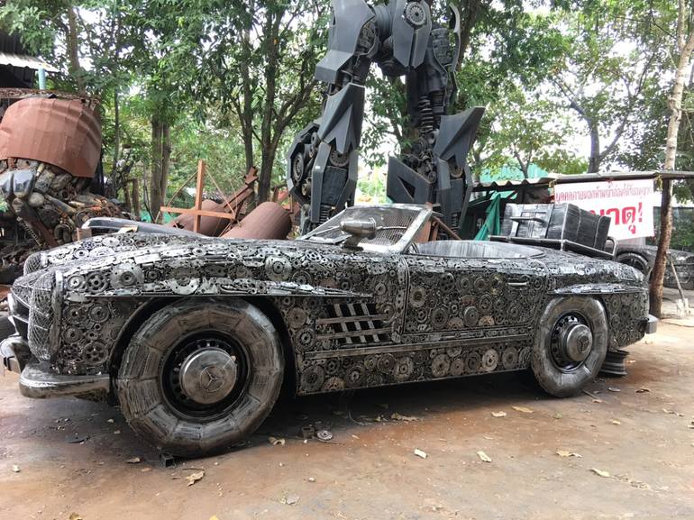 Original Conceptual Car Sculpture by Thai production