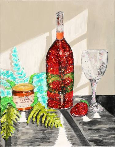 Original Still Life Paintings by Marta Gwizdala