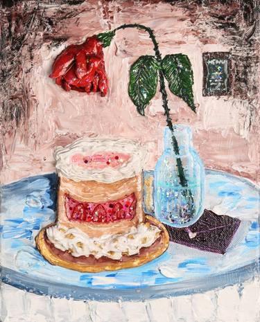 Original Contemporary Food Paintings by Marta Gwizdala