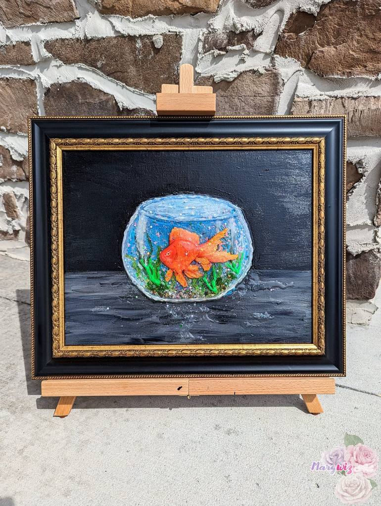 Original 3d Sculpture Animal Painting by Marta Gwizdala