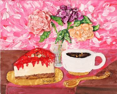 Original Contemporary Food Paintings by Marta Gwizdala