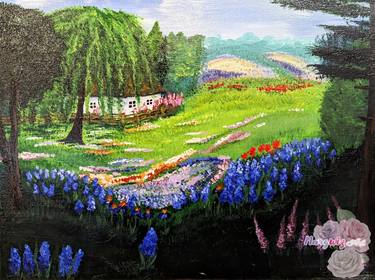 Original Impressionism Landscape Paintings by Marta Gwizdala