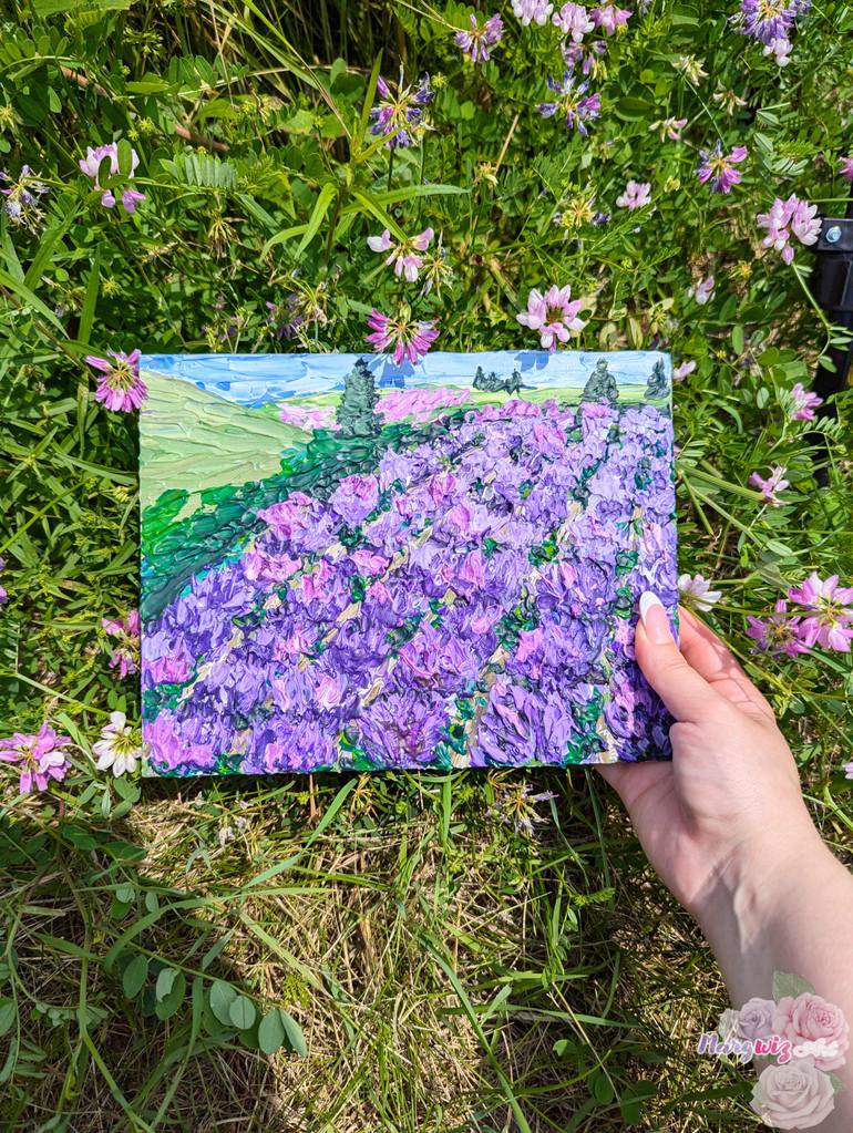 Original Impressionism Landscape Painting by Marta Gwizdala