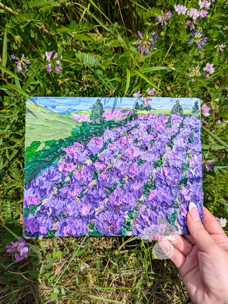 Original Impressionism Landscape Painting by Marta Gwizdala