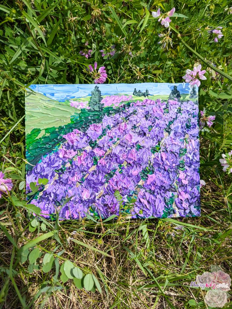 Original Impressionism Landscape Painting by Marta Gwizdala