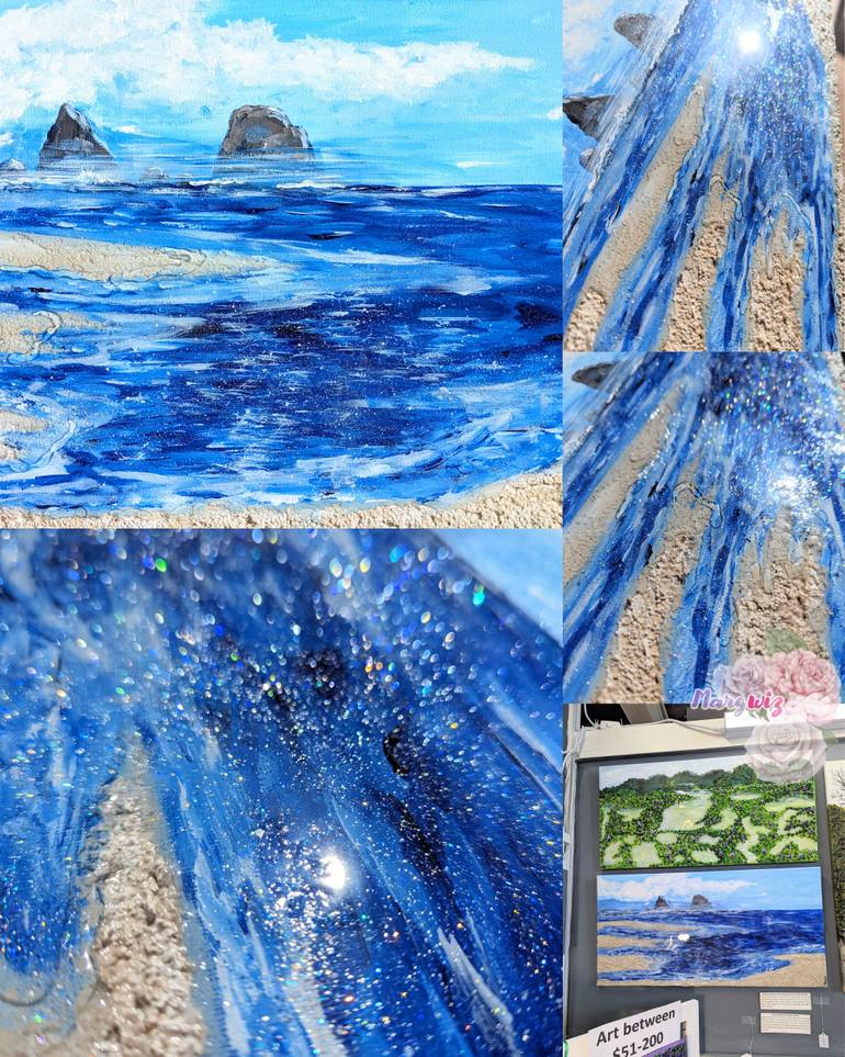 Original Impressionism Landscape Painting by Marta Gwizdala