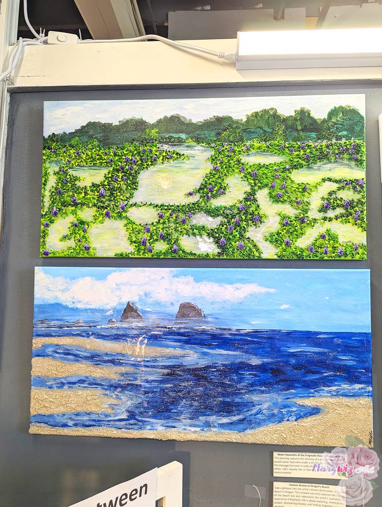 Original Impressionism Landscape Painting by Marta Gwizdala