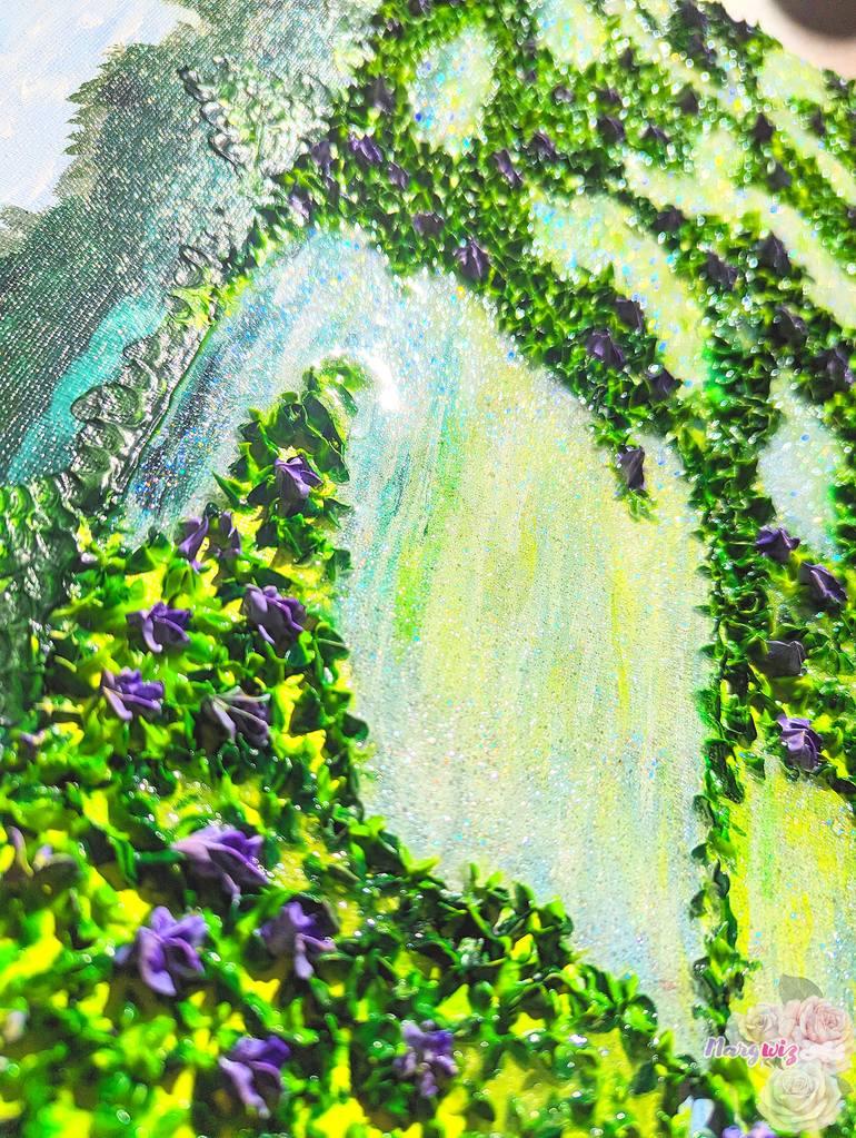 Original Impressionism Landscape Painting by Marta Gwizdala