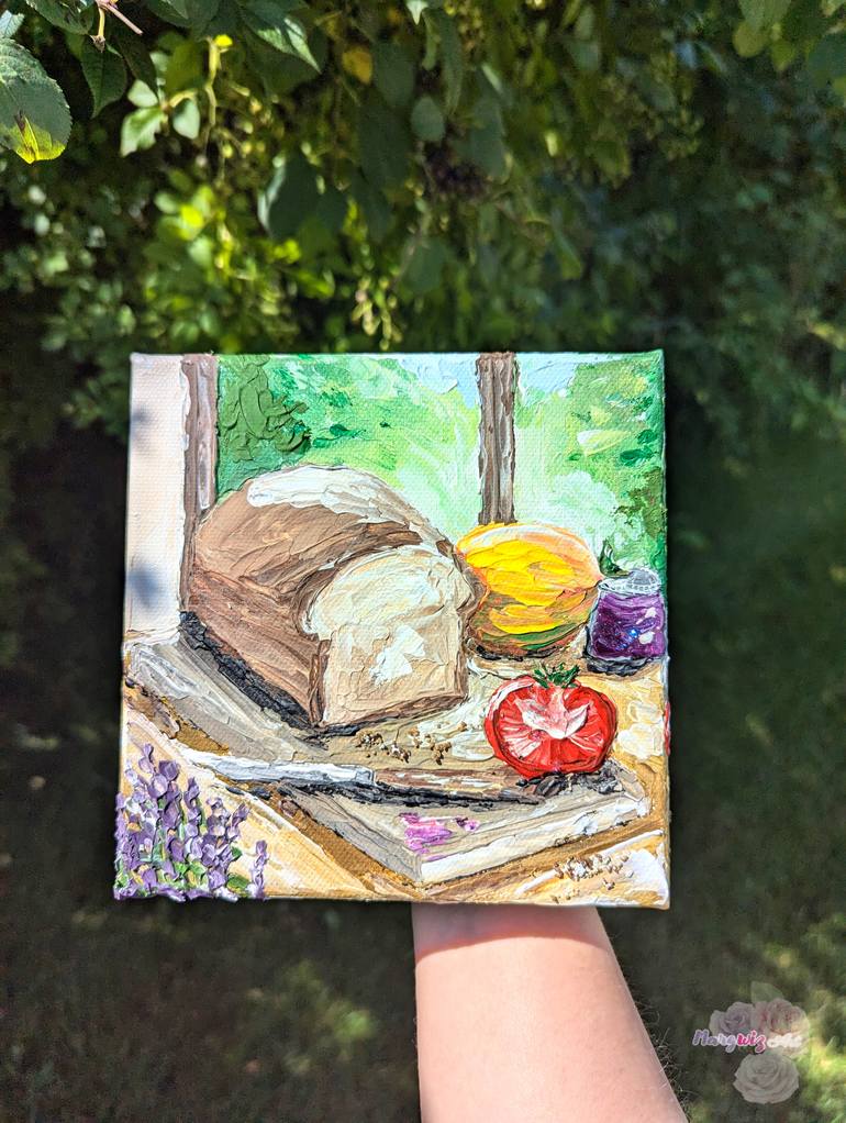 Original Abstract Food & Drink Painting by Marta Gwizdala