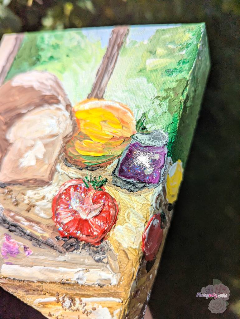 Original Abstract Food & Drink Painting by Marta Gwizdala