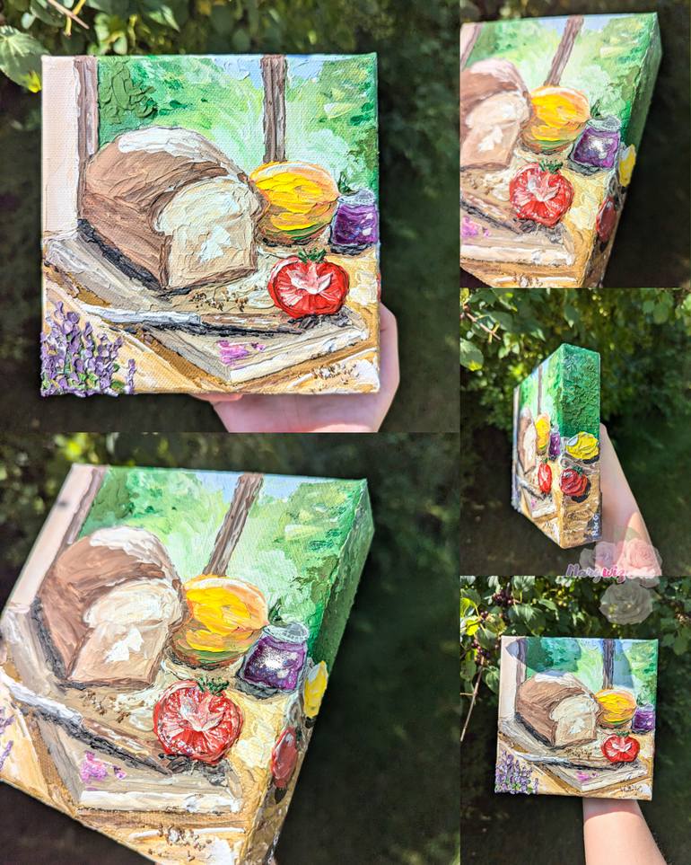 Original Abstract Food & Drink Painting by Marta Gwizdala