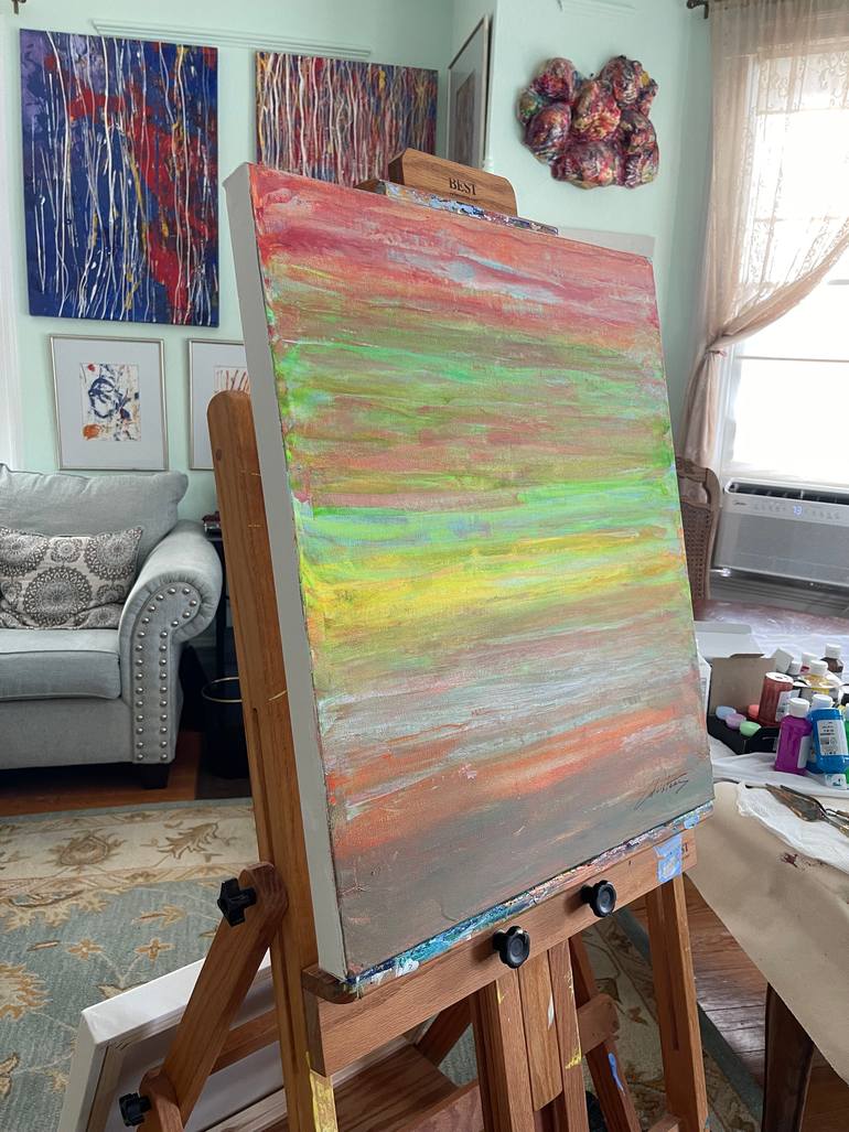Original Contemporary Abstract Painting by Gregory Christeas