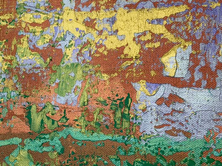 Original Abstract Expressionism Abstract Painting by Gregory Christeas