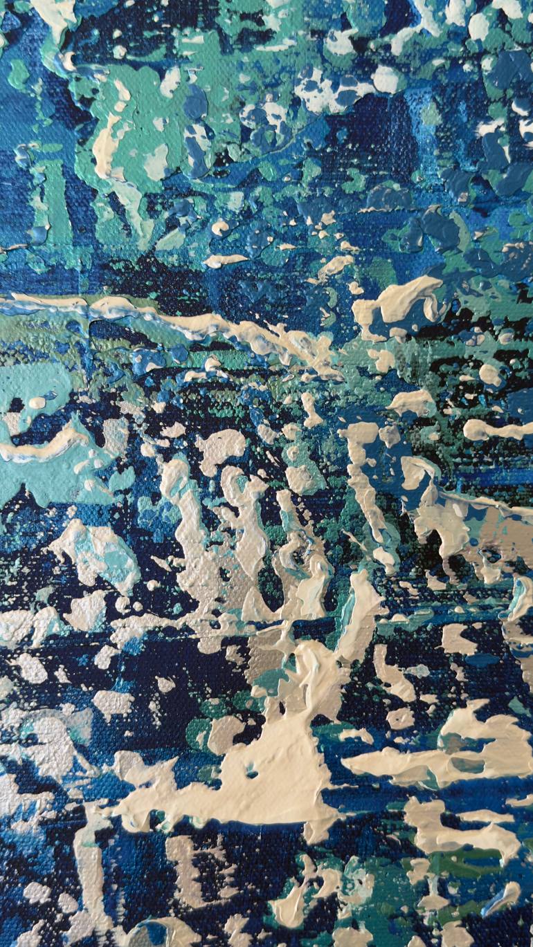 Original Abstract Expressionism Abstract Painting by Gregory Christeas