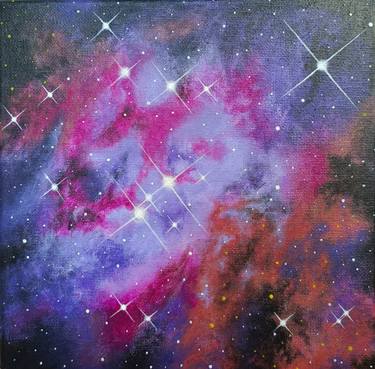 Original Fine Art Outer Space Paintings by Alina Miloslavskaia