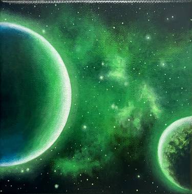 Original Outer Space Paintings by Alina Miloslavskaia