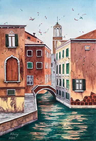 Original Architecture Paintings by Maria Kozyr