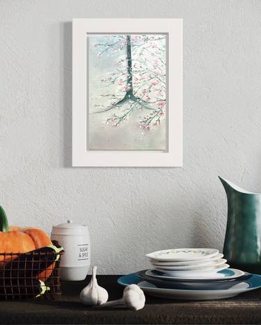 Print of Abstract Tree Paintings by Violeta Allaberdieva