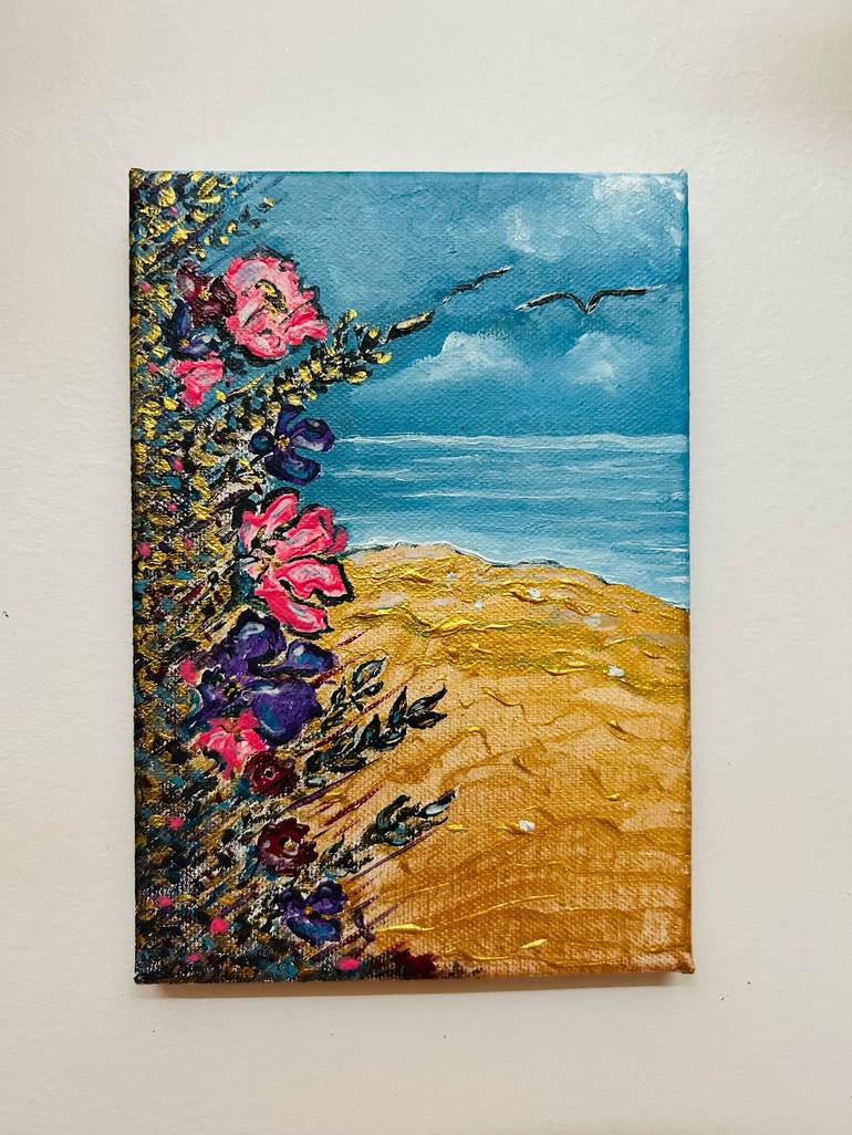 Original Seascape Painting by Violeta Allaberdieva