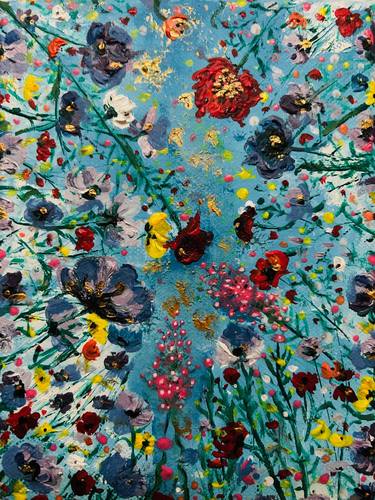 Original Floral Paintings by Violeta Allaberdieva