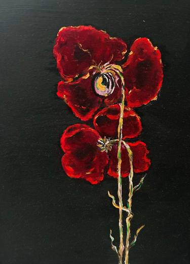 Original Conceptual Floral Paintings by Violeta Allaberdieva