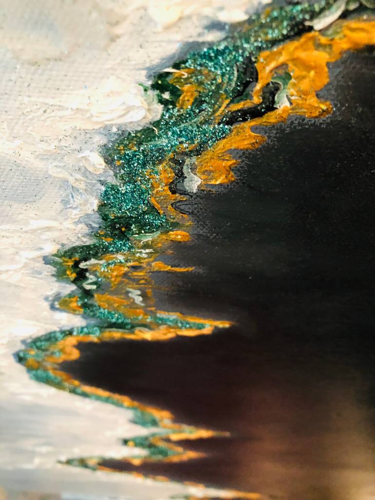 Original Expressionism Abstract Painting by Violeta Allaberdieva