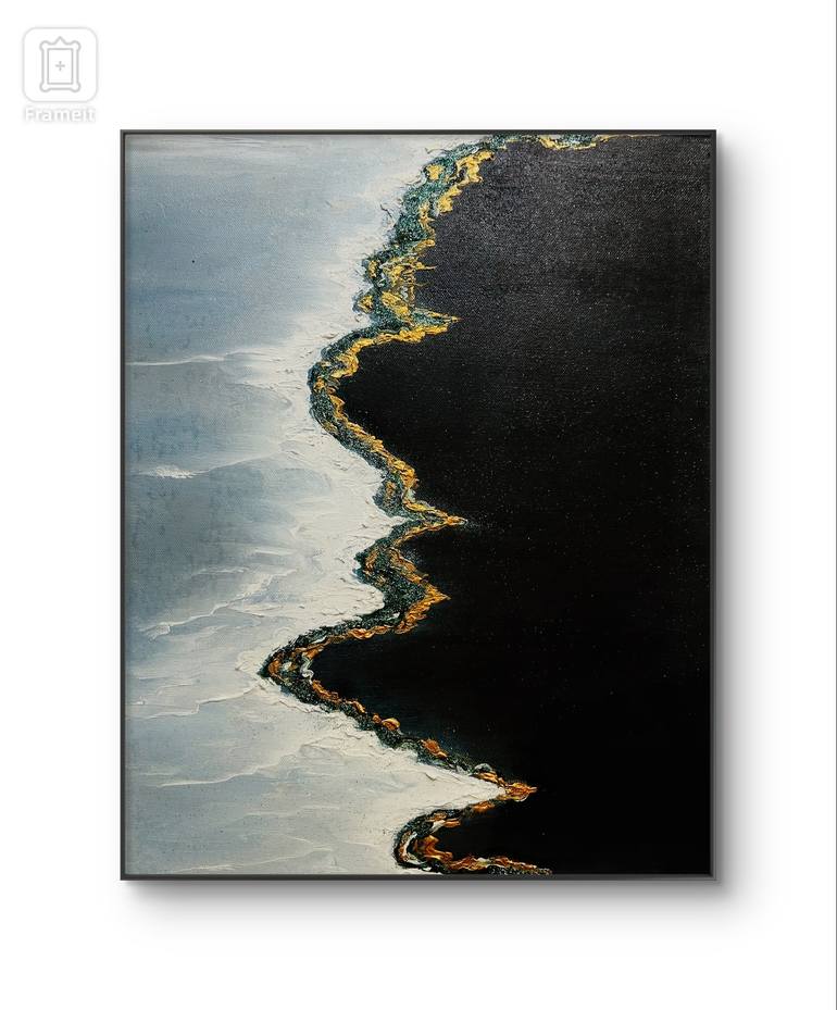 Original Expressionism Abstract Painting by Violeta Allaberdieva