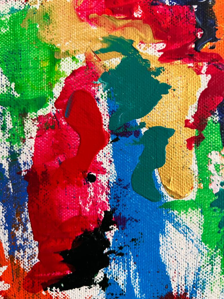Original Abstract Expressionism Abstract Drawing by Violeta Allaberdieva
